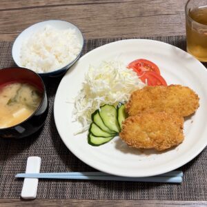 コロッケ定食