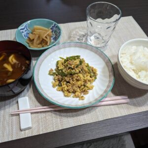 今日のご飯は〜