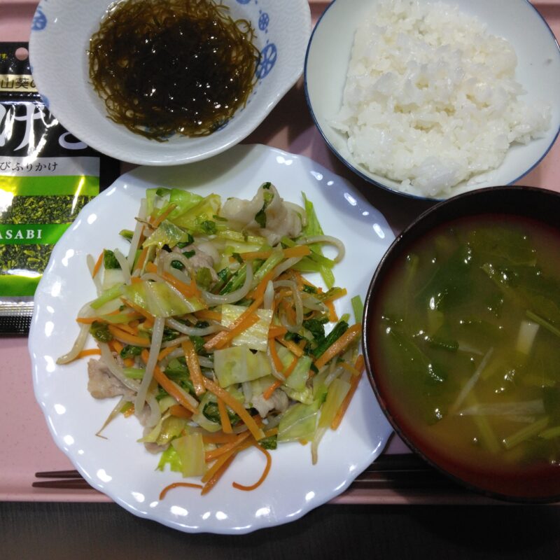 今日の夕食