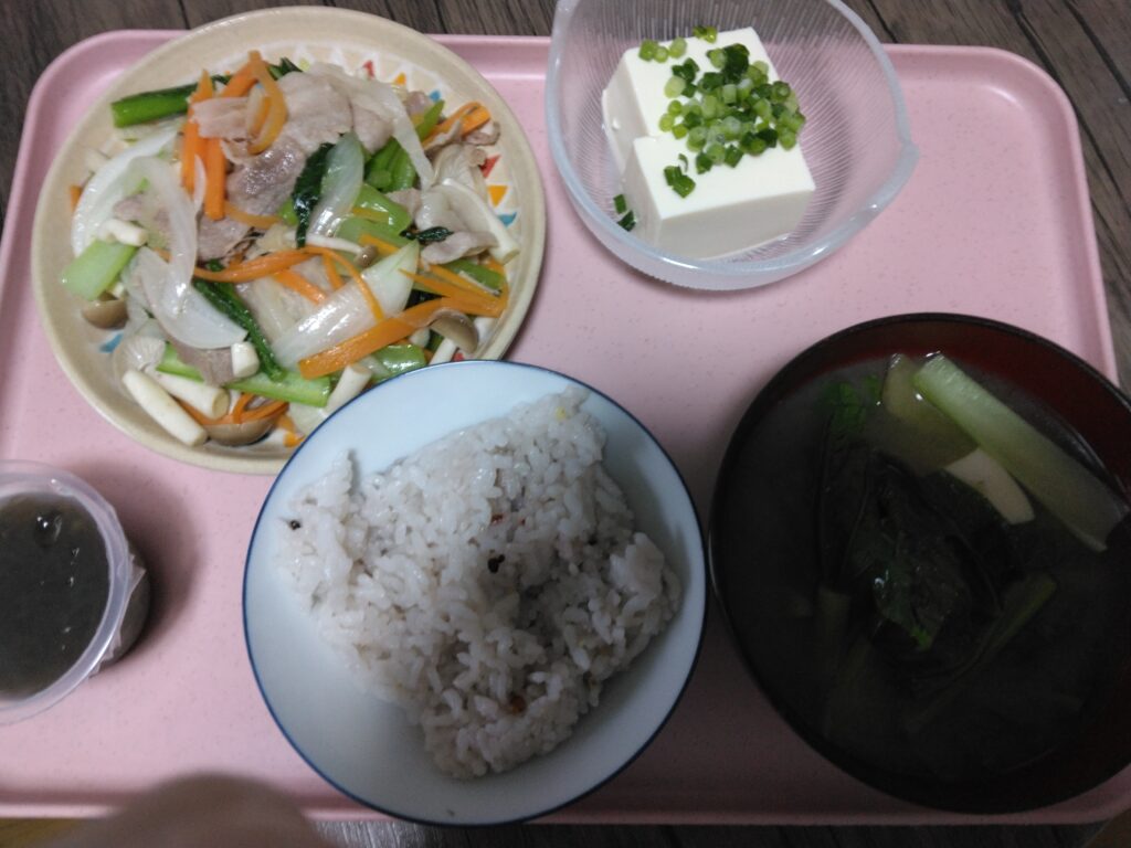 今日の夕食