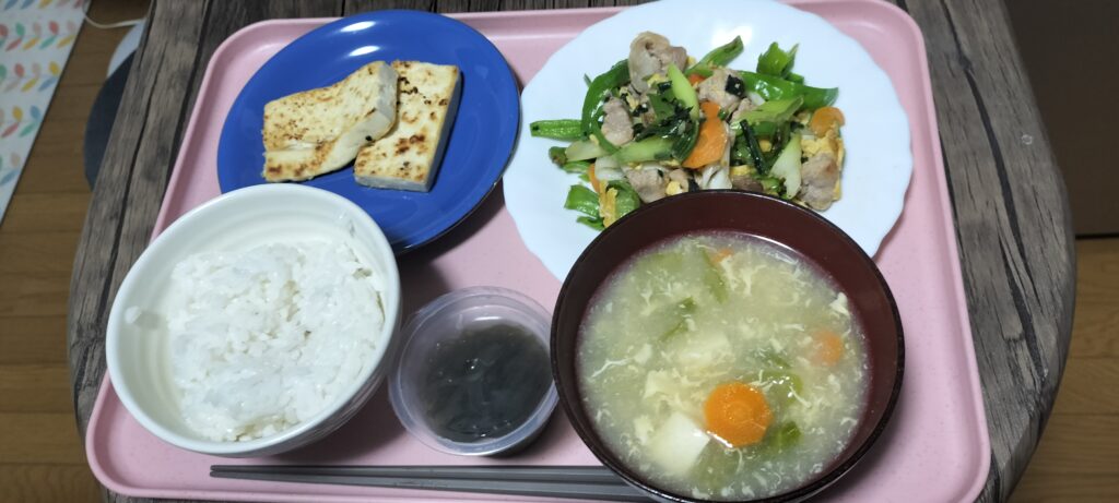 今日の夕飯
