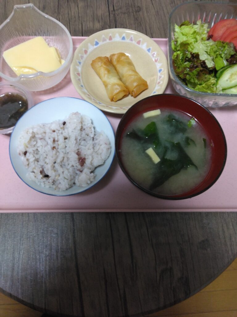 今日の夕飯
