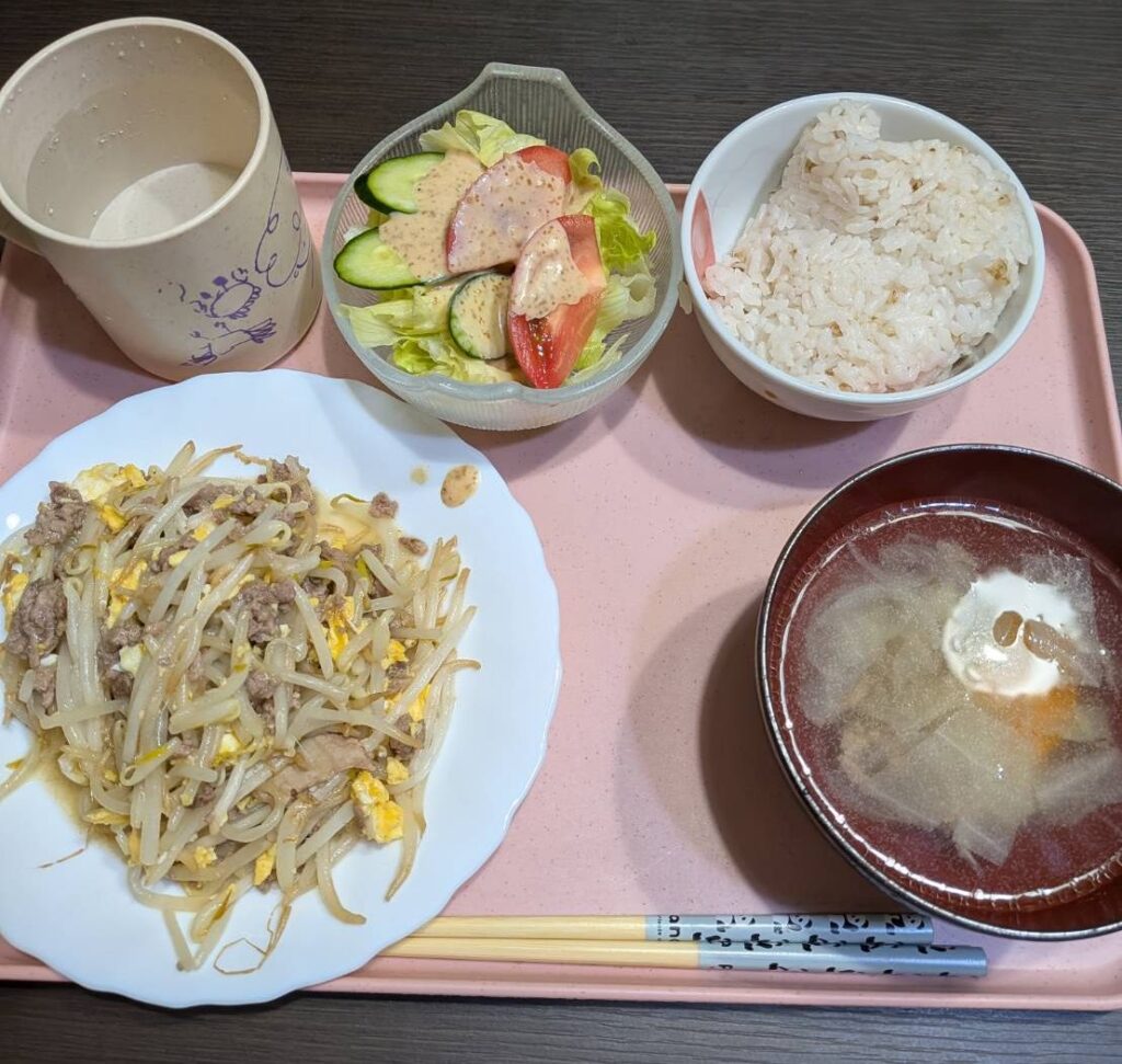 今日の夕飯。