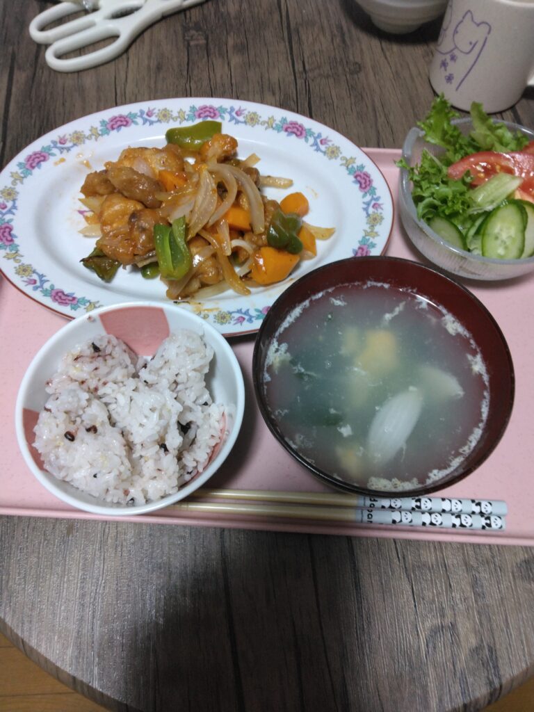 今日の夕飯