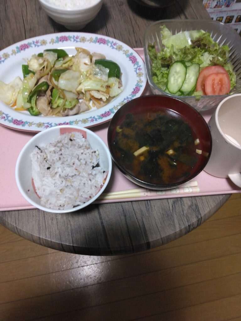 今日の夕飯