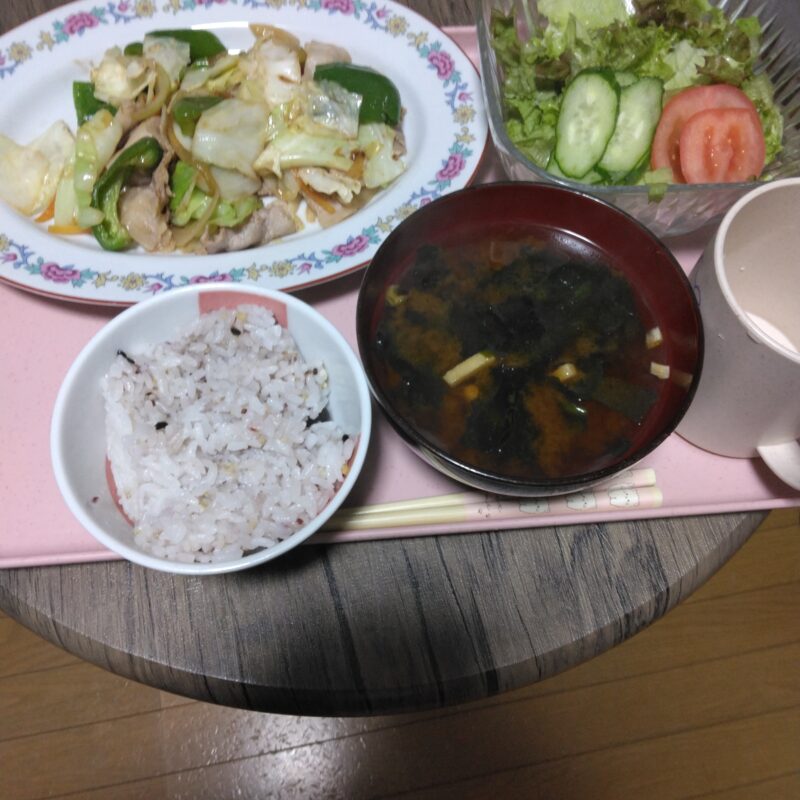今日の夕飯