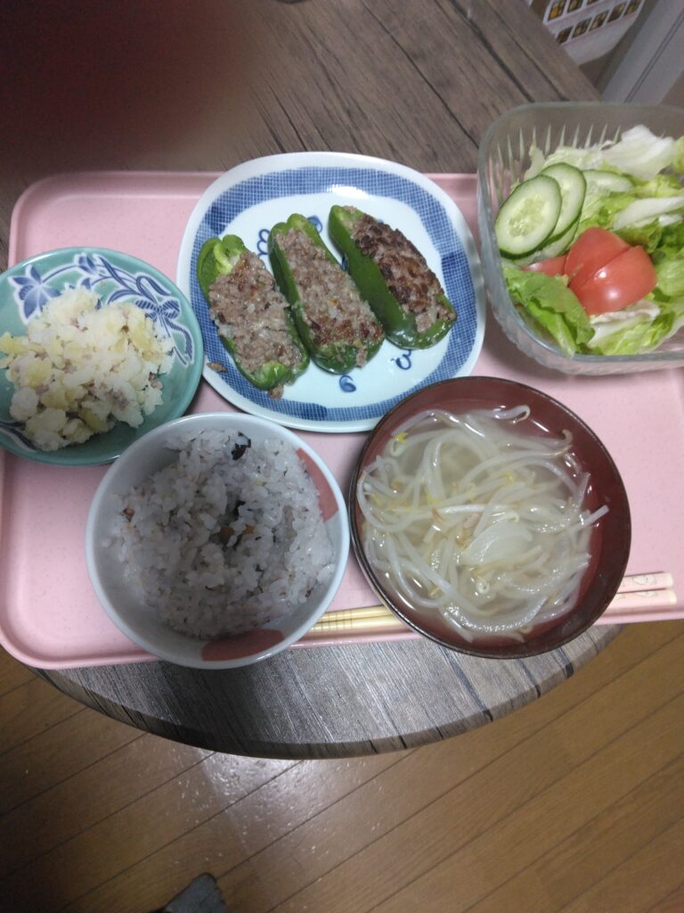 今日の夕飯