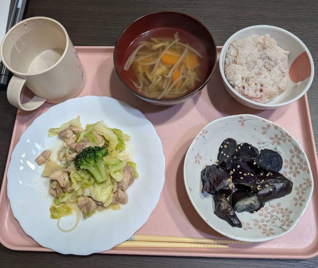 今日の夕飯。