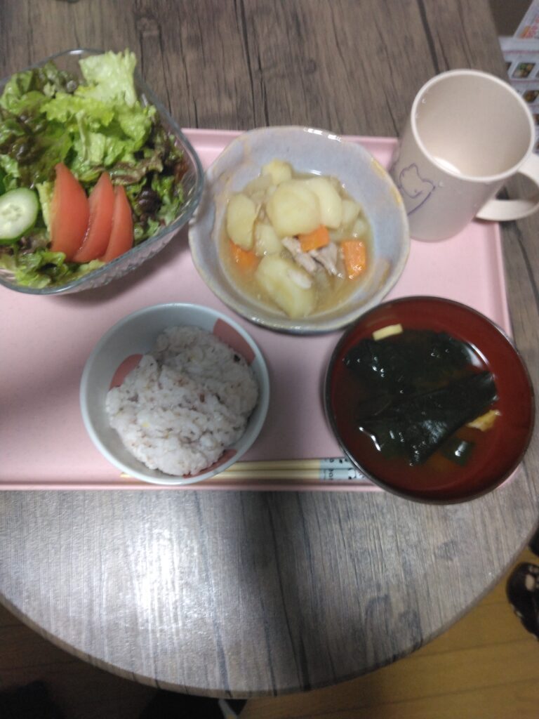 今日の夕飯