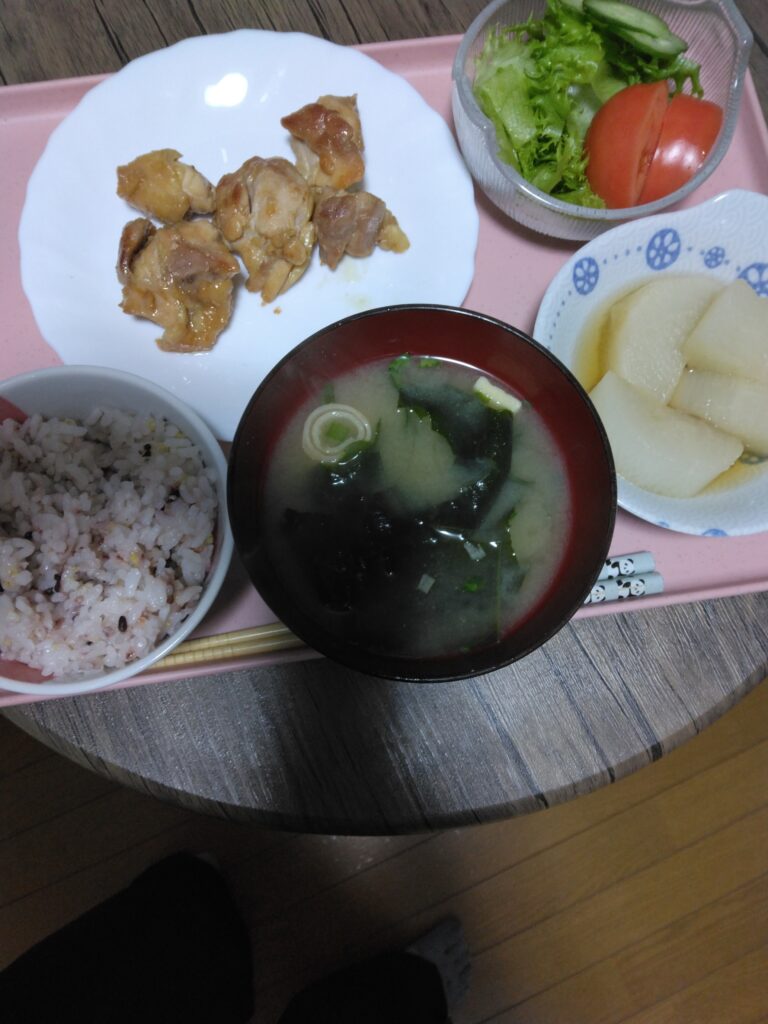今日の夕飯