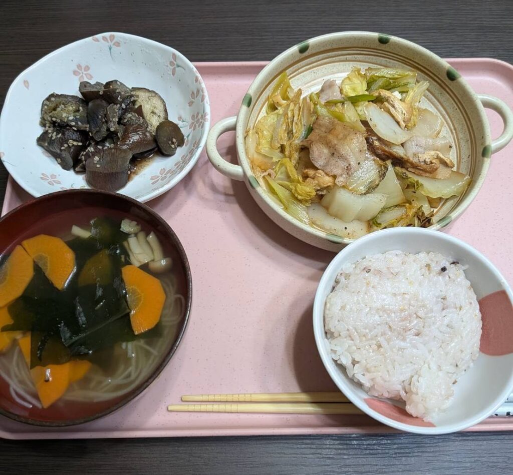 今日の夕飯。