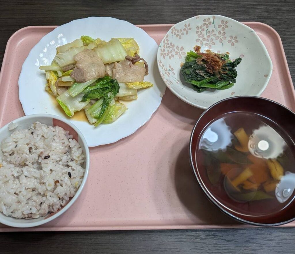 今日の夕飯。