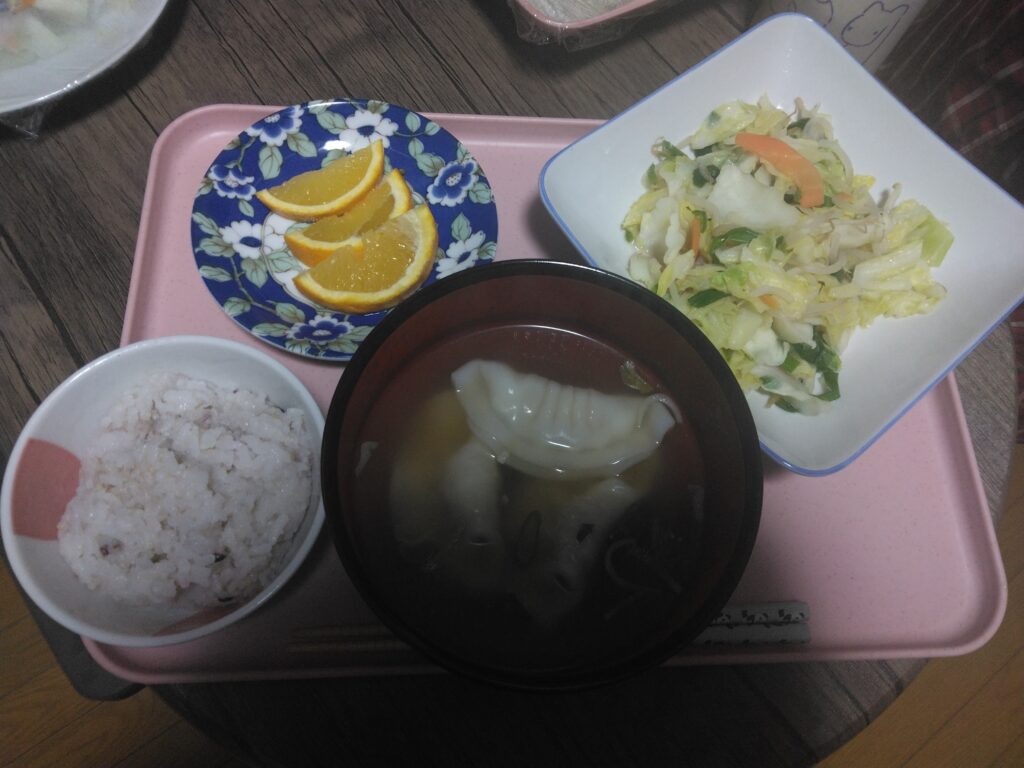 今日の夕飯