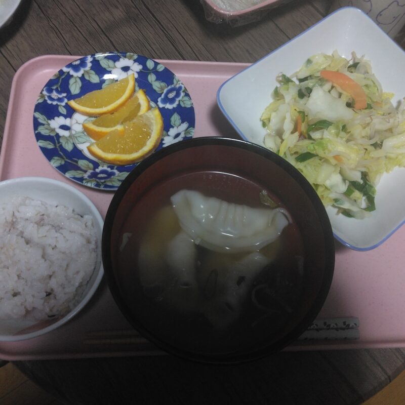 今日の夕飯