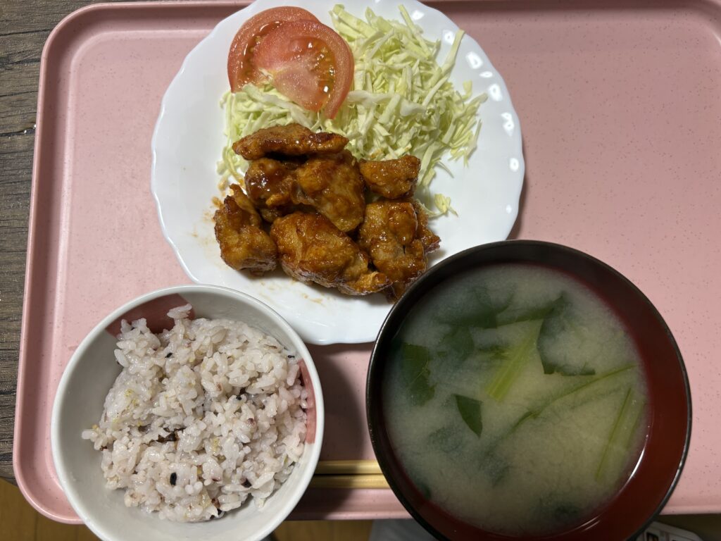 今日の夕飯