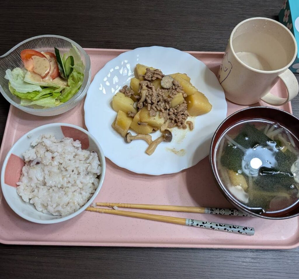 今日の夕飯。