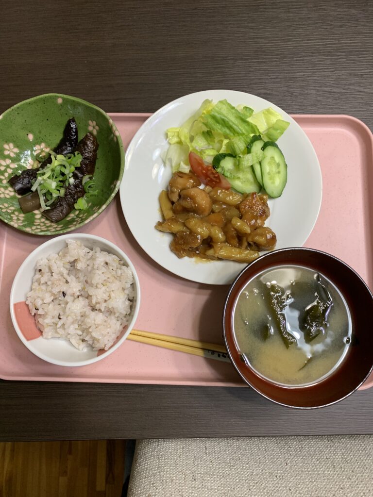 本日の夕食メニュー