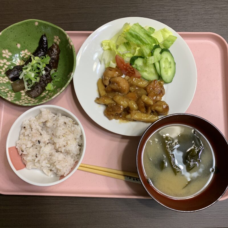 本日の夕食メニュー