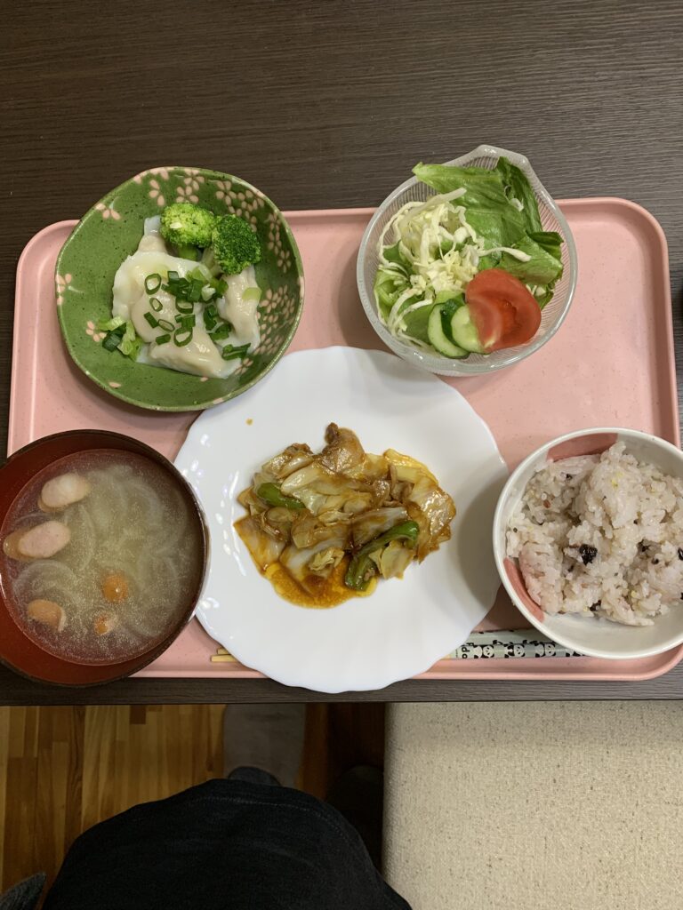 本日の夕食メニュー
