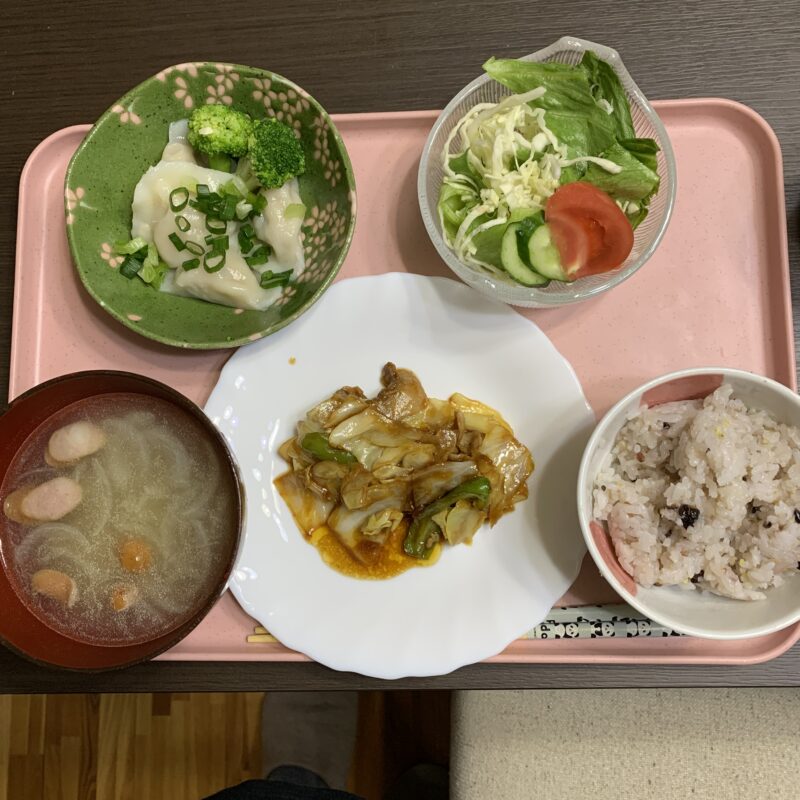 本日の夕食メニュー