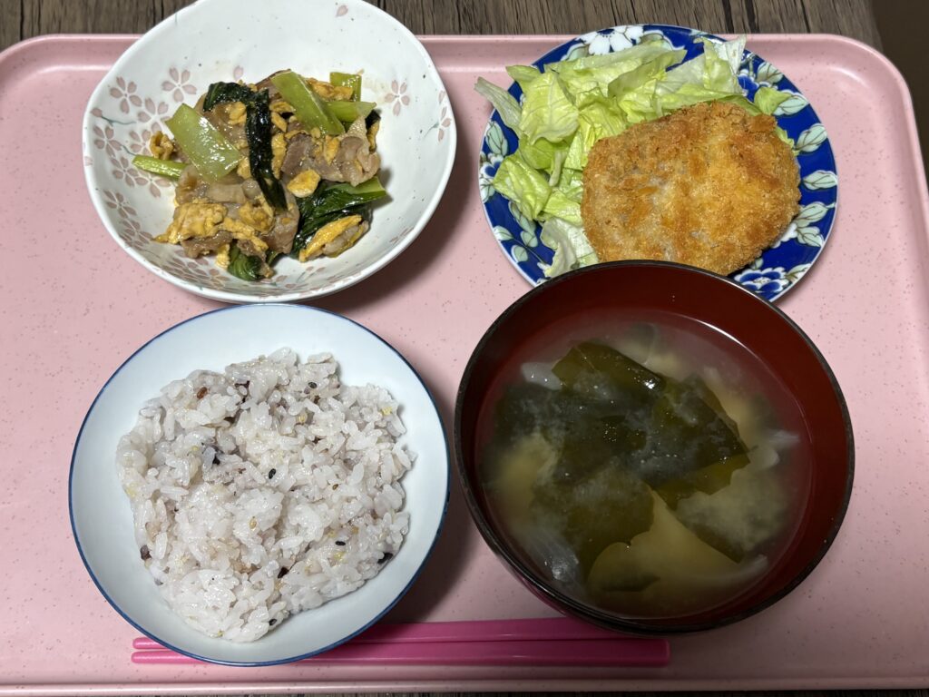 今日の夕飯