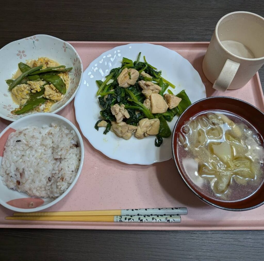 今日の夕飯。