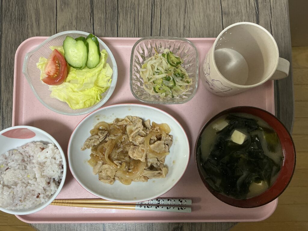 本日の夕ごはん
