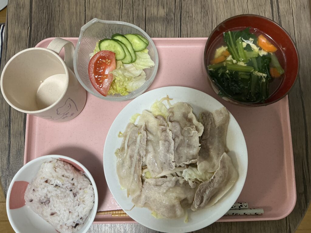 本日の夕ごはん