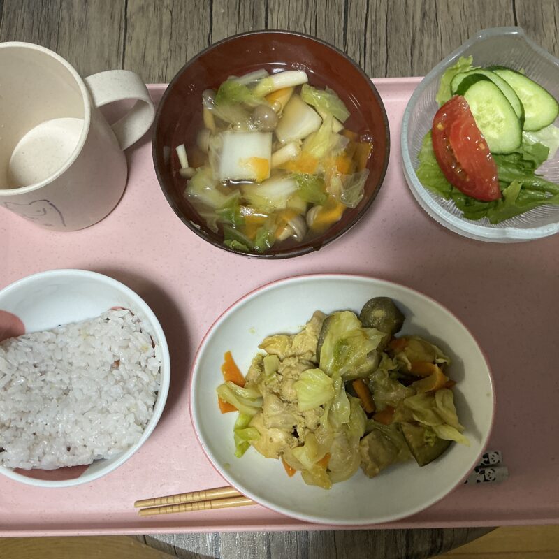 本日の夕ごはん