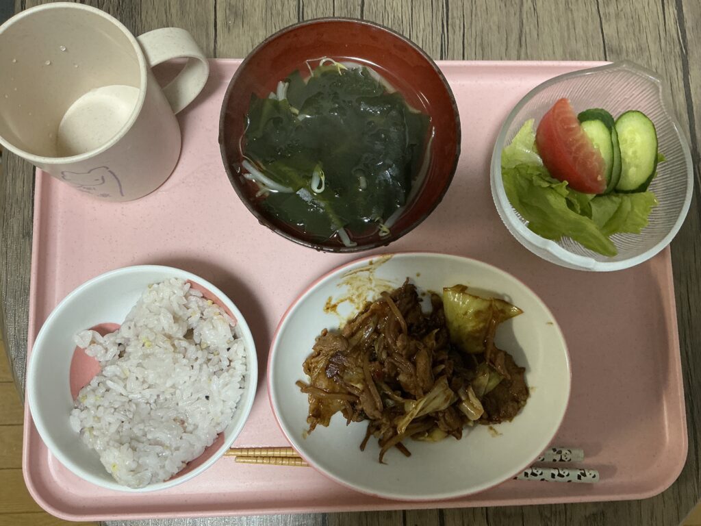 本日の夕ごはん