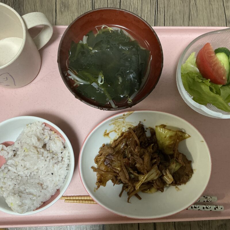 本日の夕ごはん